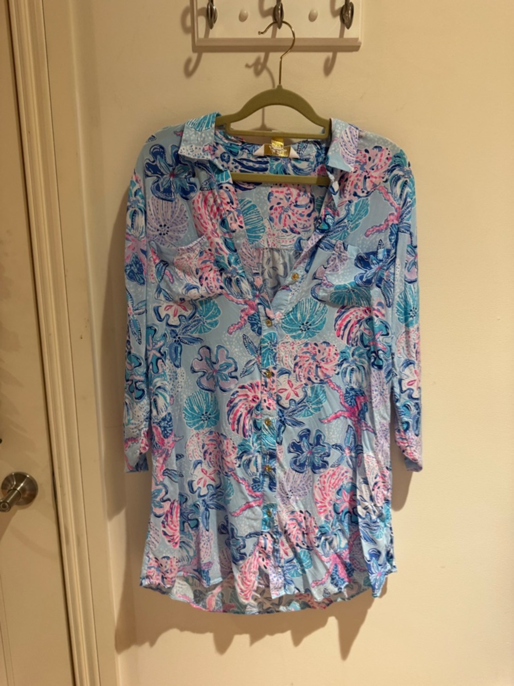 Lilly Pulitzer natalie cover up bahamas beachcomber